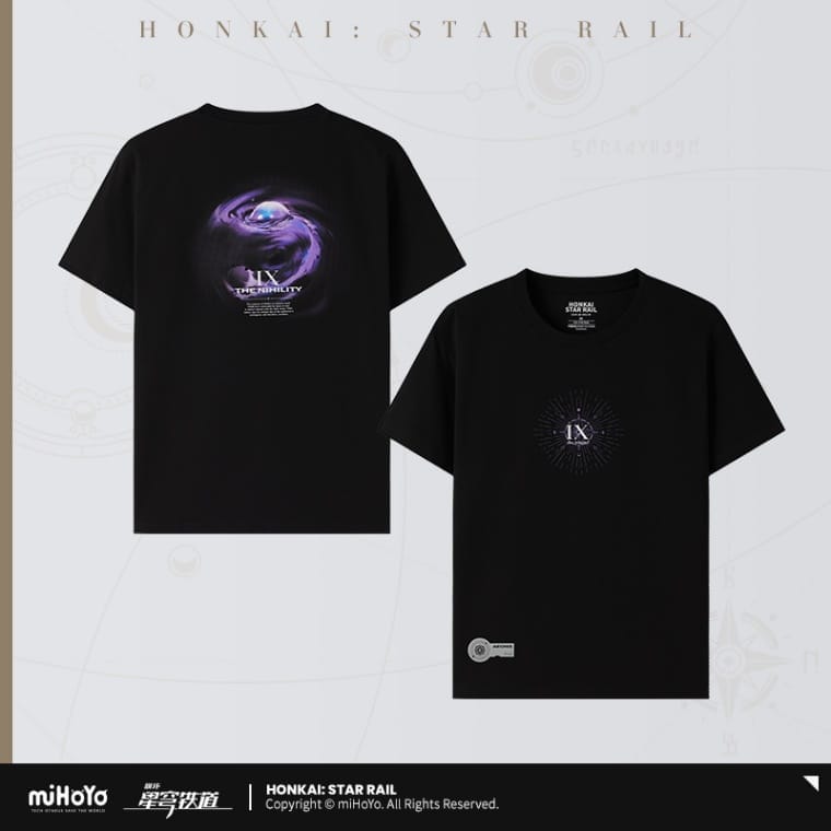 崩壊:スターレイル 星空の寓話集シリーズ Tシャツ IX崩壊:スターレイル 星空の寓話集シリーズ Tシャツ IX