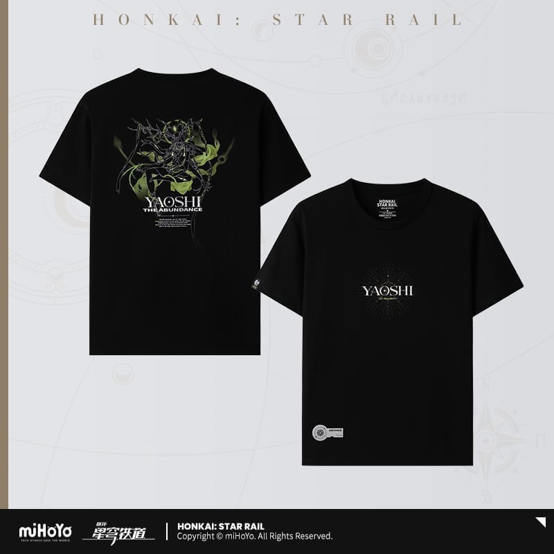 崩壊:スターレイル 星空の寓話集シリーズ Tシャツ 薬師崩壊:スターレイル 星空の寓話集シリーズ Tシャツ 薬師