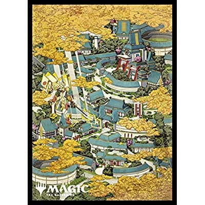 【MTG】プレイヤーズカードスリーブ MTGS-213 神河 輝ける世界 浮世絵 土地 《平地》 B