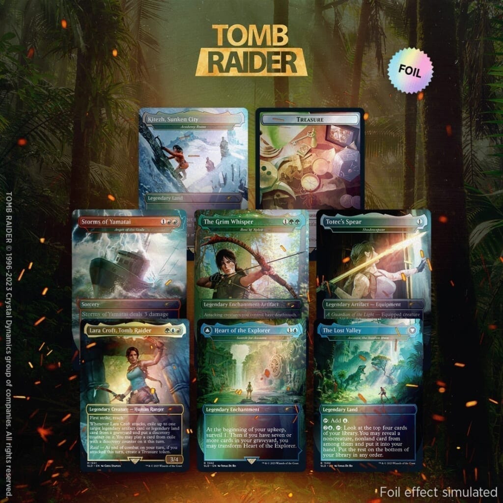 【MTG】Secret Lair Secretversary 2023 Secret Lair x Tomb Raider Foil Edition