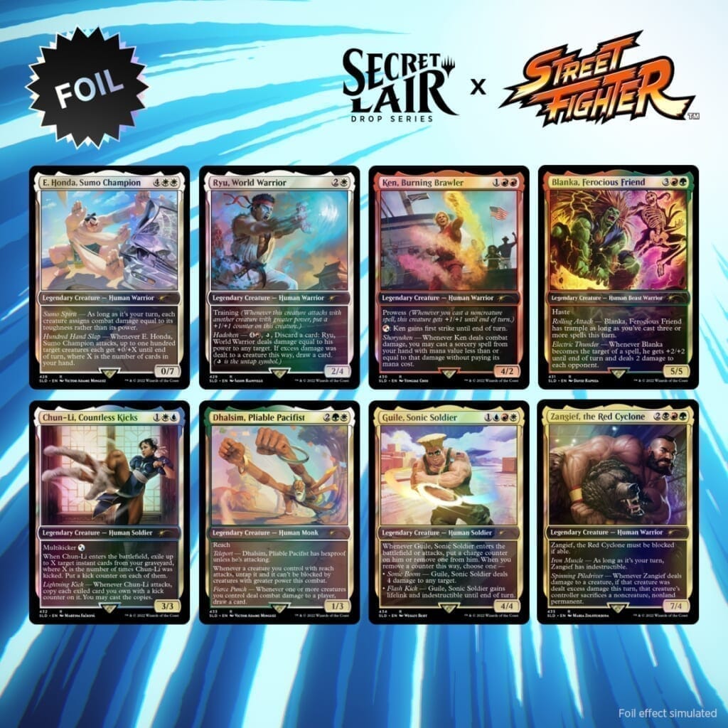 マジック:ザ・ギャザリング Secret Lair Feb2022 Superdrop Secret Lair x Street Fighter Foil Edition