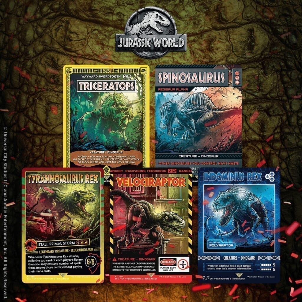 【MTG】Secret Lair Secretversary 2023 Secret Lair x Jurassic World: Life Breaks Free