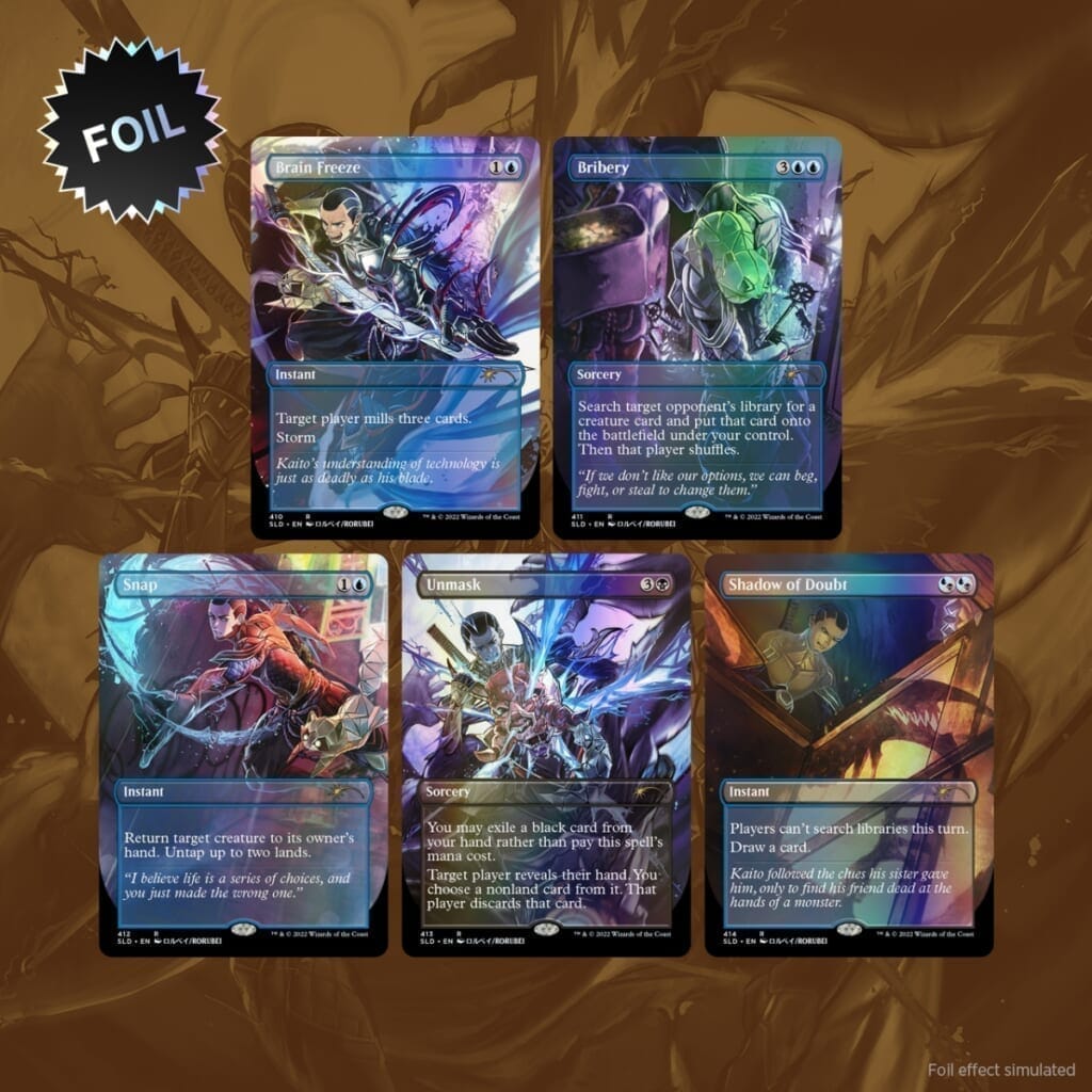 マジック:ザ・ギャザリング Secret Lair Feb2022 Superdrop Introducing: Kaito Shizuki Foil Edition