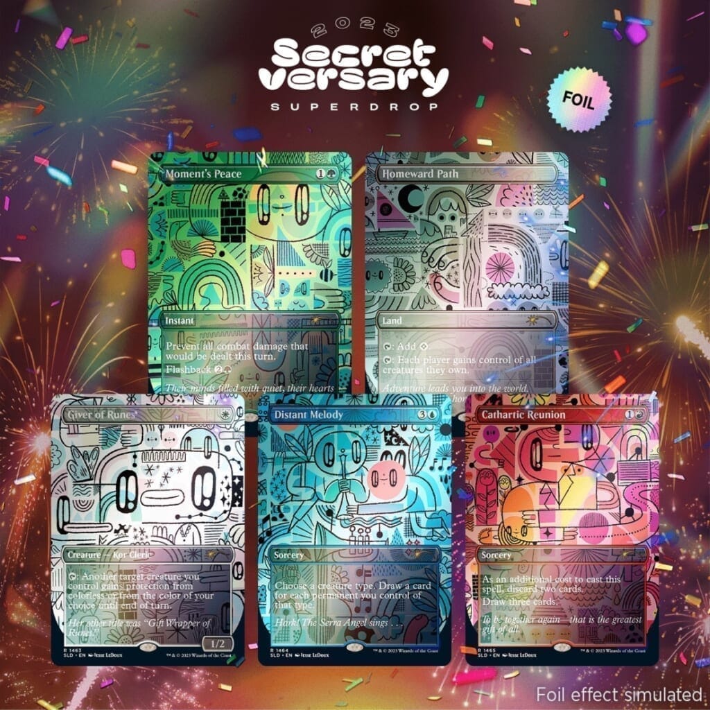 【MTG】Secret Lair Secretversary 2023 Gift Wrapped Foil Edition