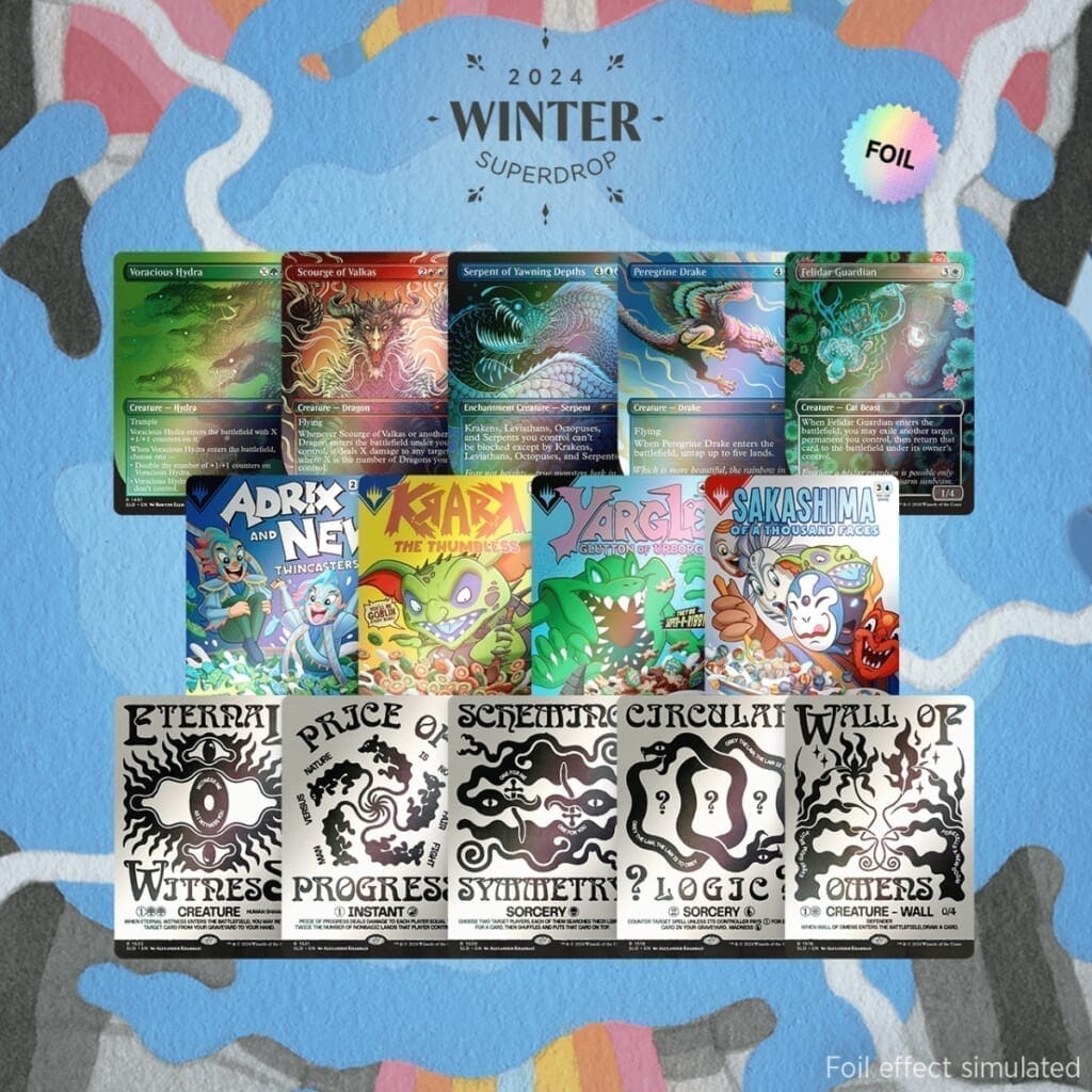 【MTG】Secret Lair Winter Superdrop 2024 Beastly Breakfast Omens Bundle Foil Edition