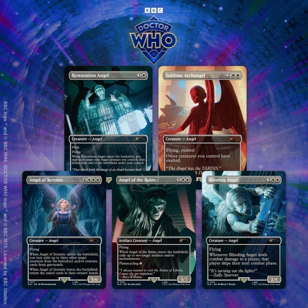 【MTG】Secret Lair Spookydrop 2023 Secret Lair x Doctor Who: The Weeping Angels | REG