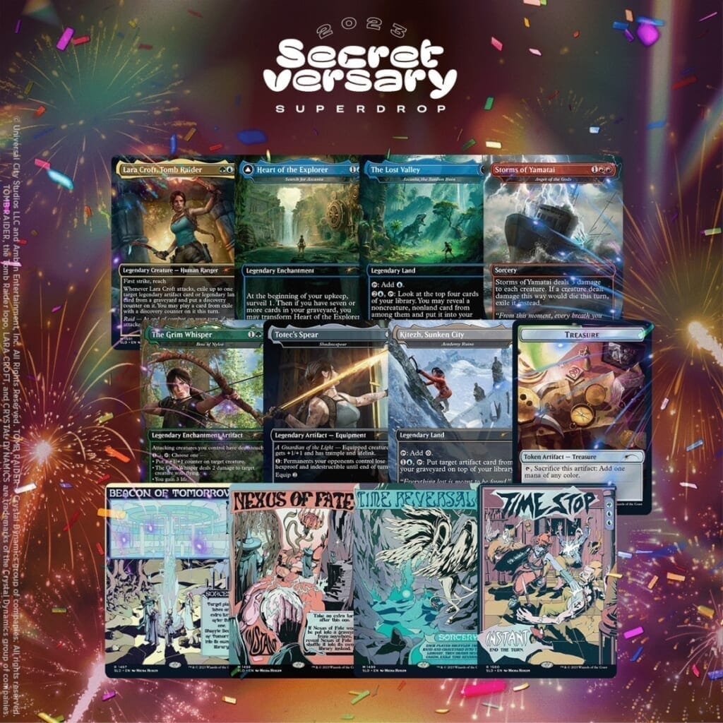 【MTG】Secret Lair Secretversary 2023 Lara Croft's Adventuring Bundle Non-Foil Edition