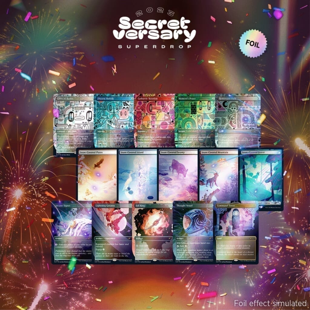 【MTG】Secret Lair Secretversary 2023 Holiday Gift Bag Bundle Foil Edition