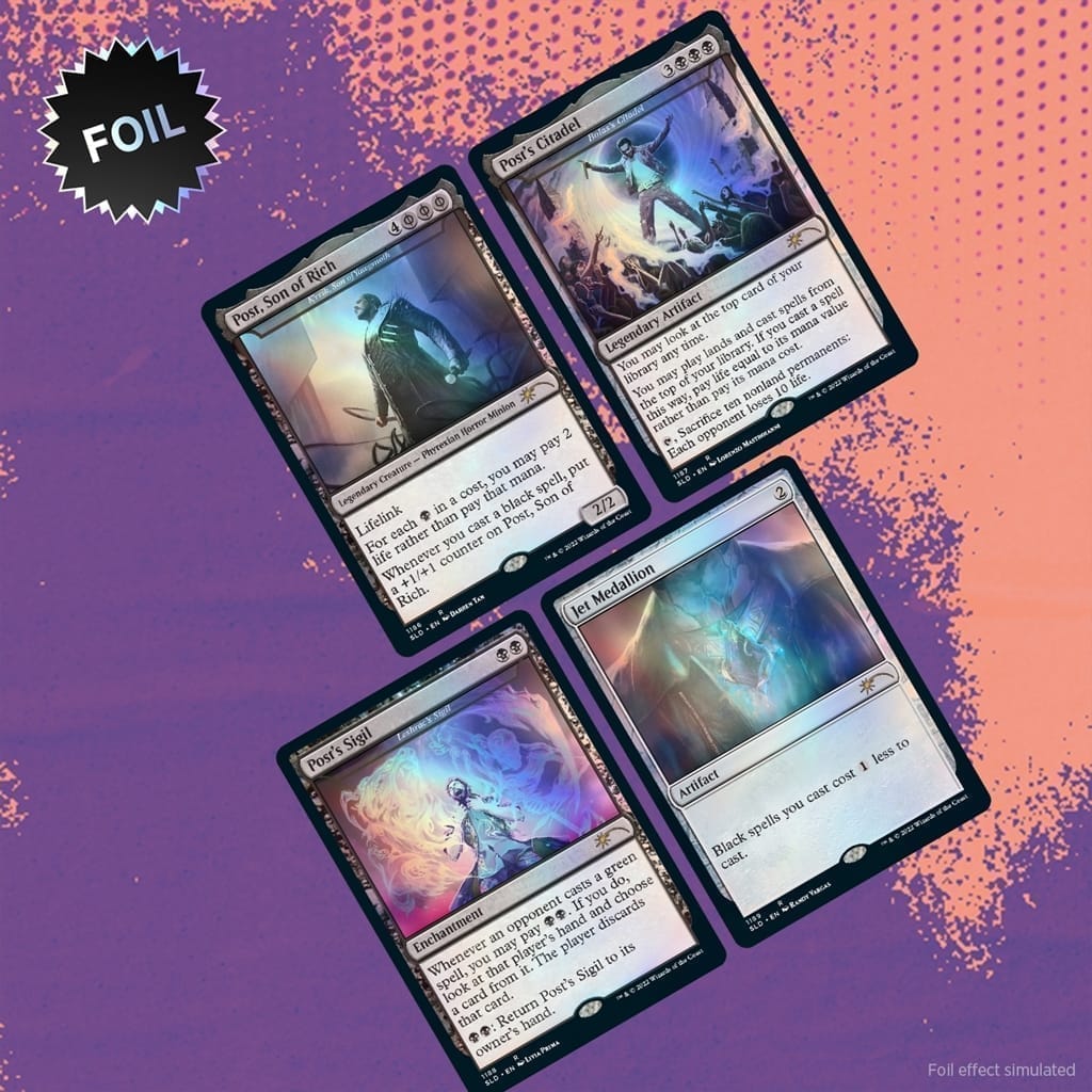 【MTG】Secret Lair October 2022 Superdrop 『SECRET LAIR X POST MALONE: BACKSTAGE PASS Traditional Foil Edition』