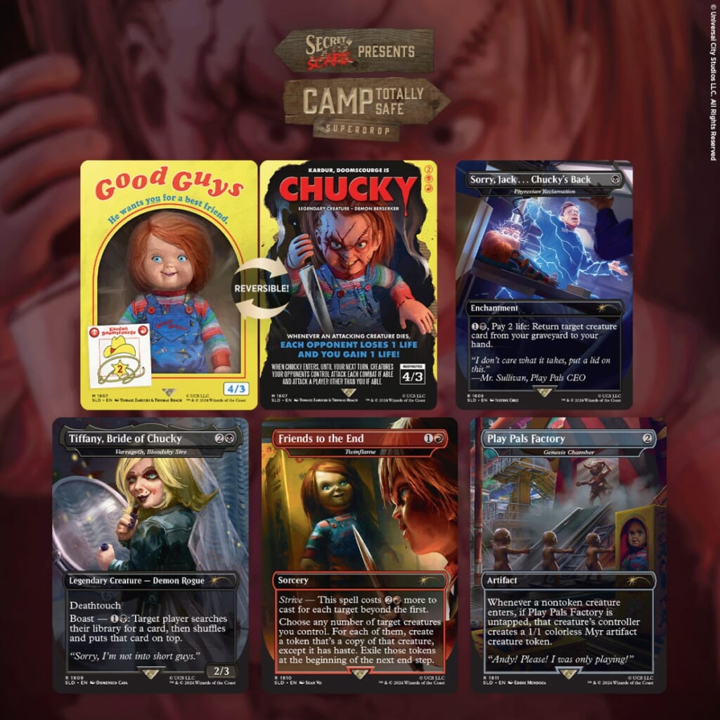 【MTG】Secret Lair Camp Totally Safe Superdrop Secret Lair x Chucky