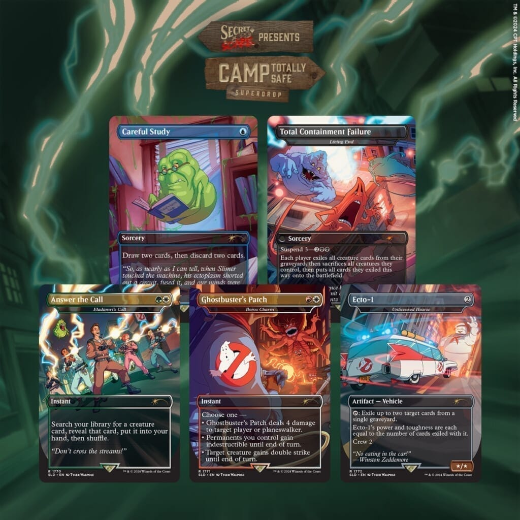 【MTG】Secret Lair Camp Totally Safe Superdrop Secret Lair x Ghostbusters: The Real Ghostbusters