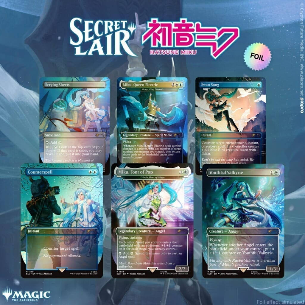 【MTG】Secret Lair Winter Superdrop2025 Secret Lair x Hatsune Miku: Winter Diva EN Foil Edition