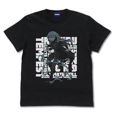 転生したらスライムだった件 リムル=テンペスト スクエア Tシャツ/BLACK-L