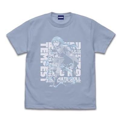 転生したらスライムだった件 リムル=テンペスト スクエア Tシャツ/ACID BLUE-M