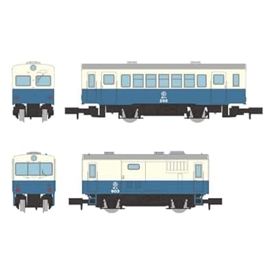 Nゲージ 33204 ノスタルジック鉄道 富井電鉄 峠(たお)線 気動車+荷物気動車(キハ202+キニ903・新塗装)2両セット