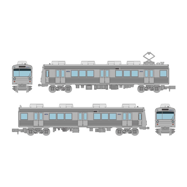 Nゲージ 鉄道コレクション 静岡鉄道1000形(分散冷房車登場時塗装)2両セットC