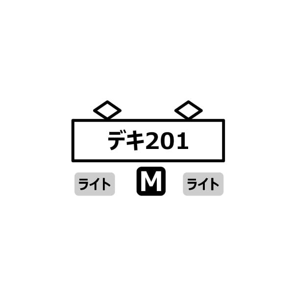 Nゲージ A2084 秩父鉄道 デキ201(黒)