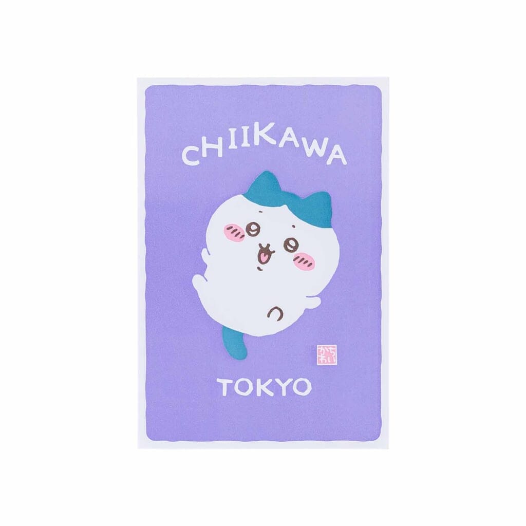 ちいかわ 東京みやげ 活版カード(ハチワレ)