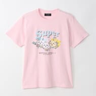 ちいかわ 超まじかるちいかわ Tシャツ Super NANTOKA NARE～!! ベビーピンク>