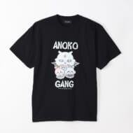 ちいかわ 超まじかるちいかわ Tシャツ ANOKO GANG ブラック>