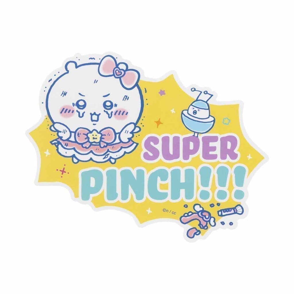 ちいかわ まじかるちいかわ 大きめステッカー(SUPER PINCH!!!)