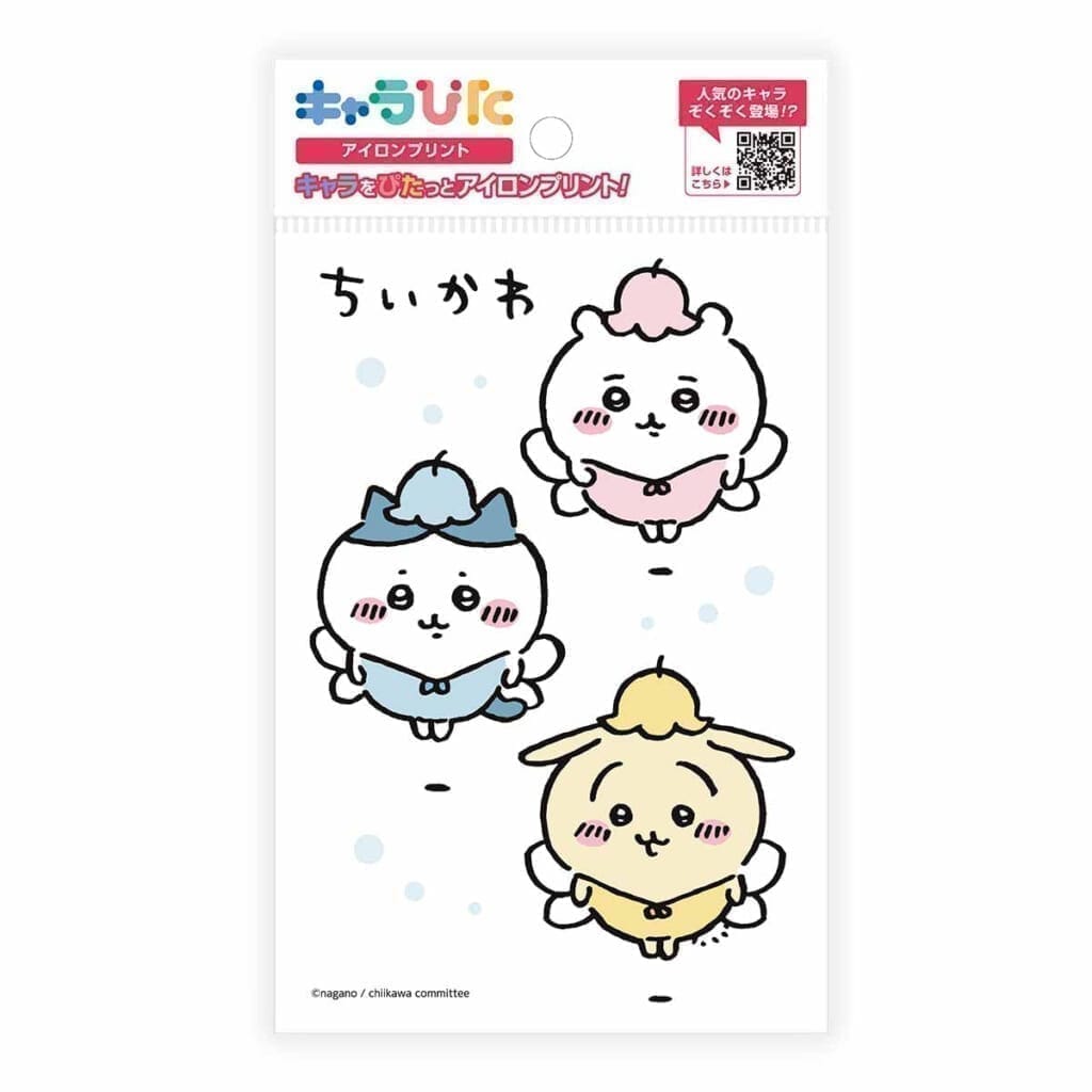 ちいかわ キャラぴた アイロンプリントシート①はがき7