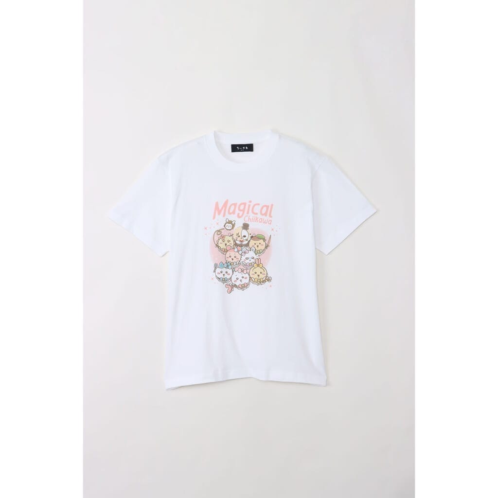 ちいかわ まじかるちいかわ Tシャツ Magical Chiikawa ホワイト