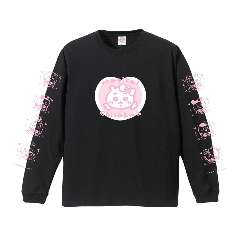 ちいかわ まじかるちいかわ L/S Tシャツ 変身後 ブラック