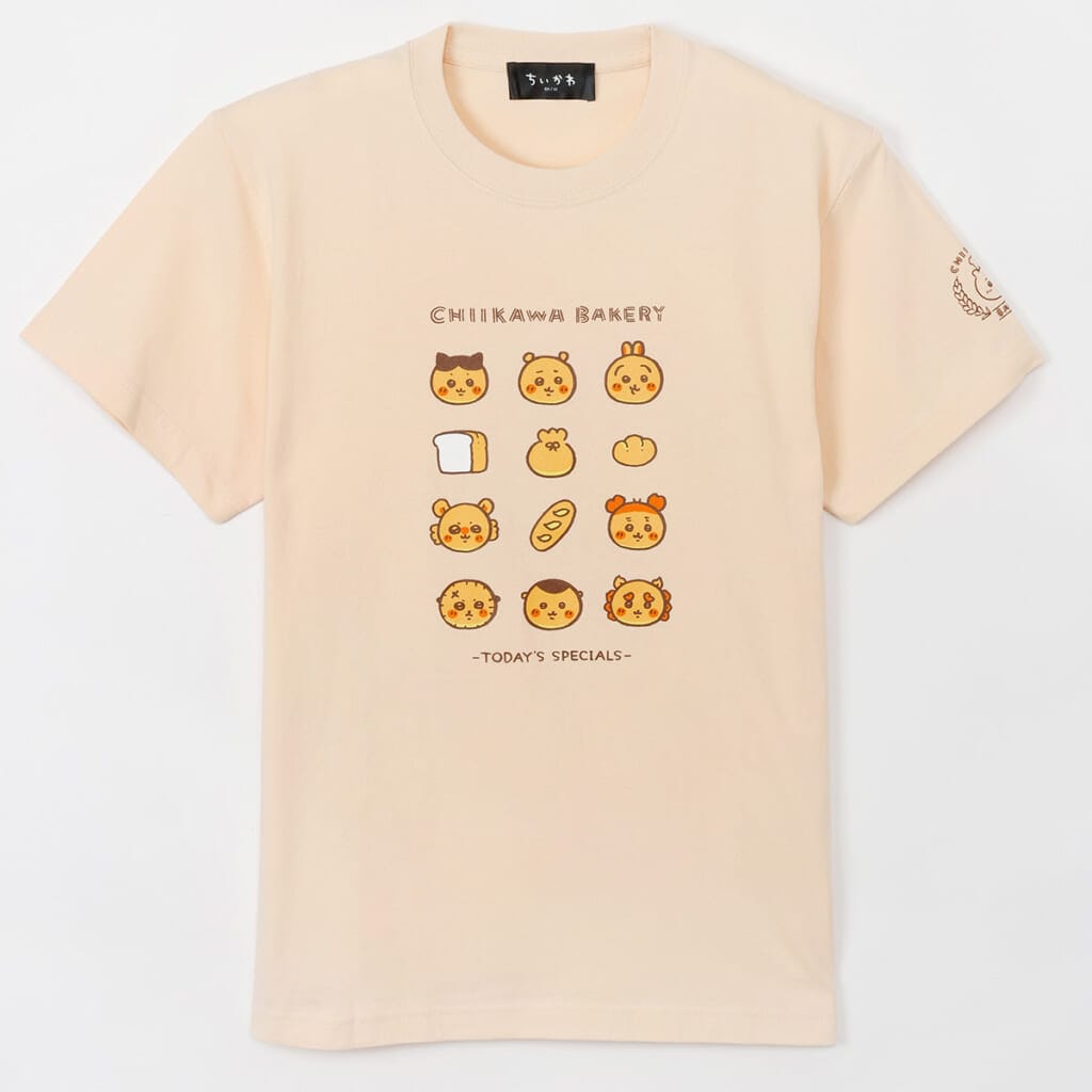 ちいかわ ちいかわベーカリー Tシャツ CHIIKAWA BAKERY ナチュラル