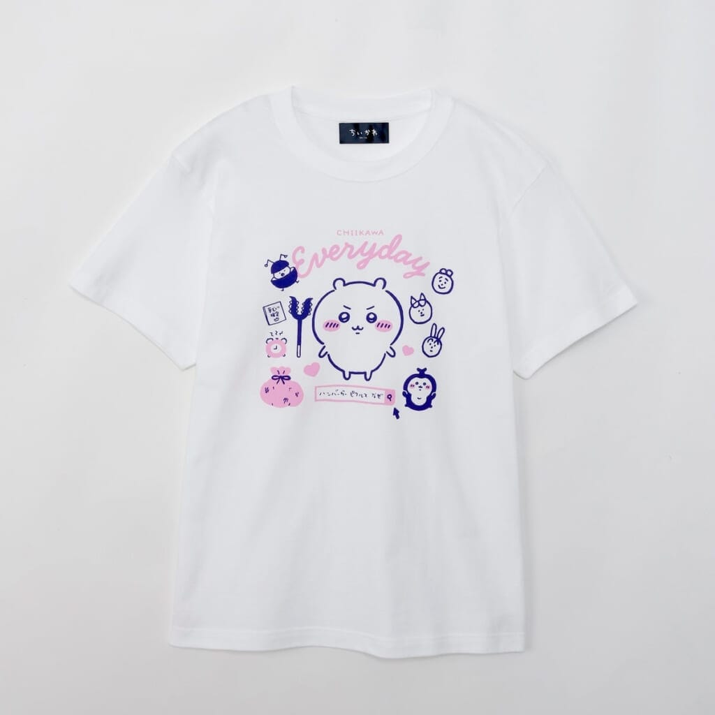 ちいかわ Tシャツ ちいかわの毎日 ホワイト