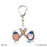 ちいかわ×MLB TOKYO SERIES アクリルキーホルダー⑪くまのぬいぐるみとカブトムシ