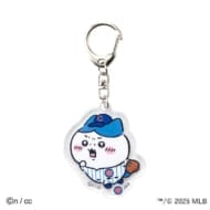 ちいかわ×MLB TOKYO SERIES アクリルキーホルダー②ハチワレ>