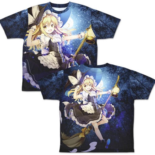 東方Project 霧雨魔理沙なつめえりVer. 両面フルグラフィックTシャツ/M(再販)