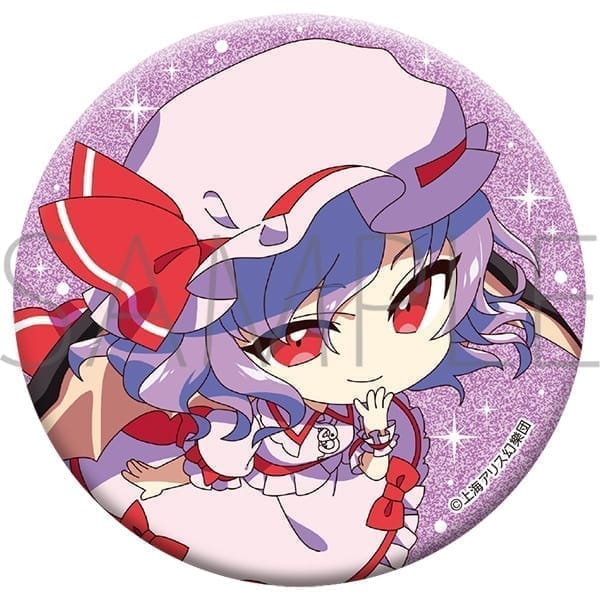 東方Project グリッター缶バッジ/レミリア・スカーレット