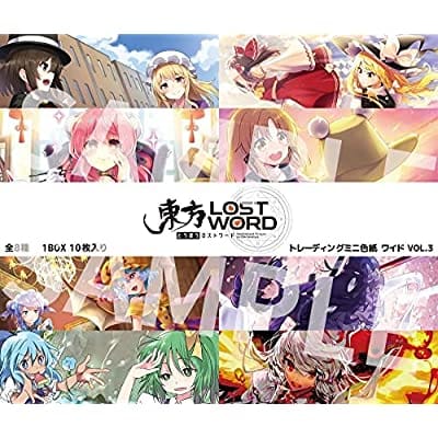 東方LostWord トレーディングミニ色紙 ワイド VOL.3 1Box