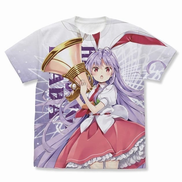 東方Project 鈴仙・優曇華院・イナバ フルグラフィックTシャツ なつめえりver./WHITE-L