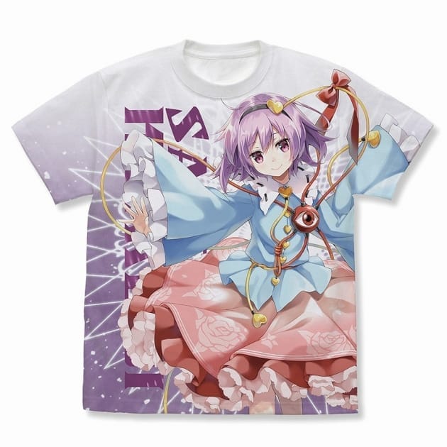 東方Project 古明地さとり フルグラフィックTシャツ えれっとver./WHITE-L