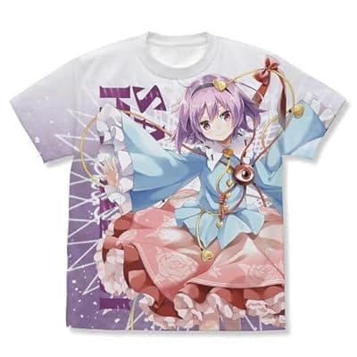 東方Project 古明地さとり フルグラフィックTシャツ えれっとver./WHITE-XL