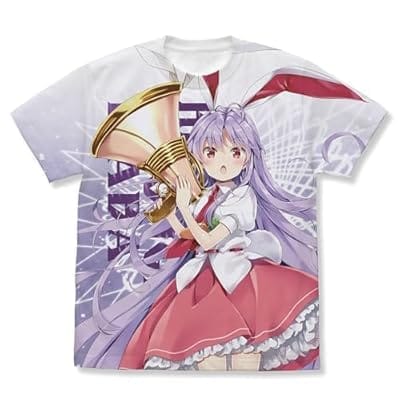 東方Project 鈴仙・優曇華院・イナバ フルグラフィックTシャツ なつめえりver./WHITE-XL