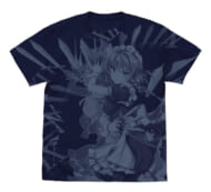 東方LostWord 十六夜咲夜 オールプリントTシャツ/NAVY-XL