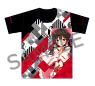 東方Project フルカラーTシャツ 博麗霊夢 illust.shnva XLサイズ>