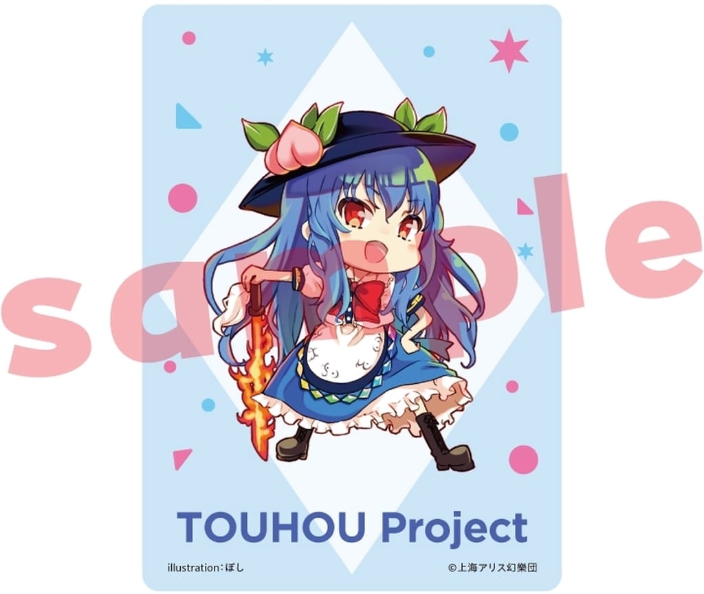 東方Project 比那名居天子_ぼし_ステッカー