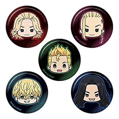 東京リベンジャーズ ちゅるキャラミニ缶バッジ5個セット