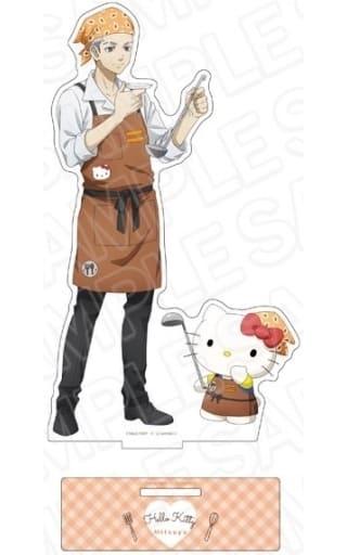 東京リベンジャーズ サンリオキャラクターズ デカアクリルスタンド 三ツ谷 隆・ハローキティ cooking ver.