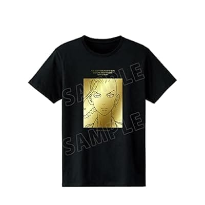 東京リベンジャーズ 龍宮寺堅 箔プリントTシャツ (メンズ/レディース)