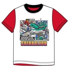 シンカリオン 半袖Tシャツ レッド 130cm  (130cm レッド)