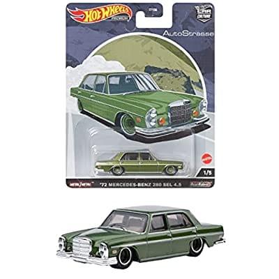 ホットウィール カーカルチャー アウト・ストラッセ - '72 メルセデス・ベンツ 280 SEL 4.5 【3サイ~】 HCK18