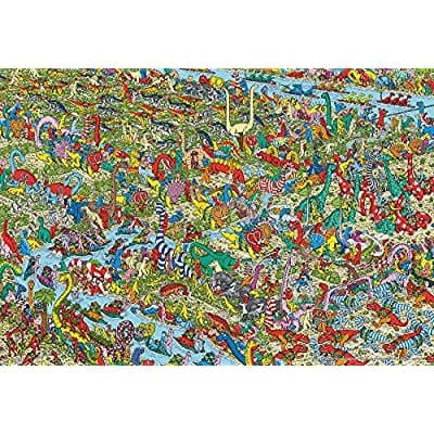 ウォーリーをさがせ! Where’s Wally?ジュラシック ゲーム 世界極小ジグソーパズル 1000マイクロピース