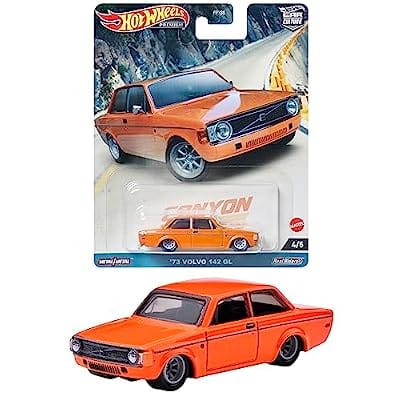 Hot Wheels カーカルチャー - キャニオン・ウォリアーズ - ミニカー4 ’73 ボルボ 142 GL