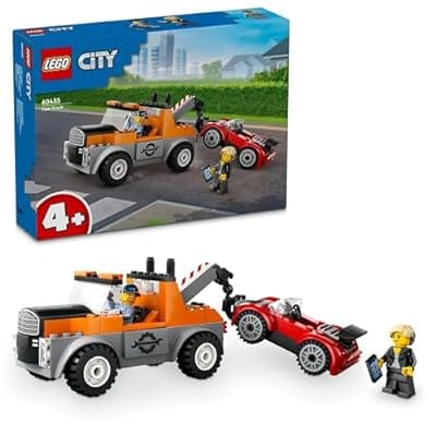 LEGO レッカー車と故障したスポーツカー 「レゴ シティ」 60435